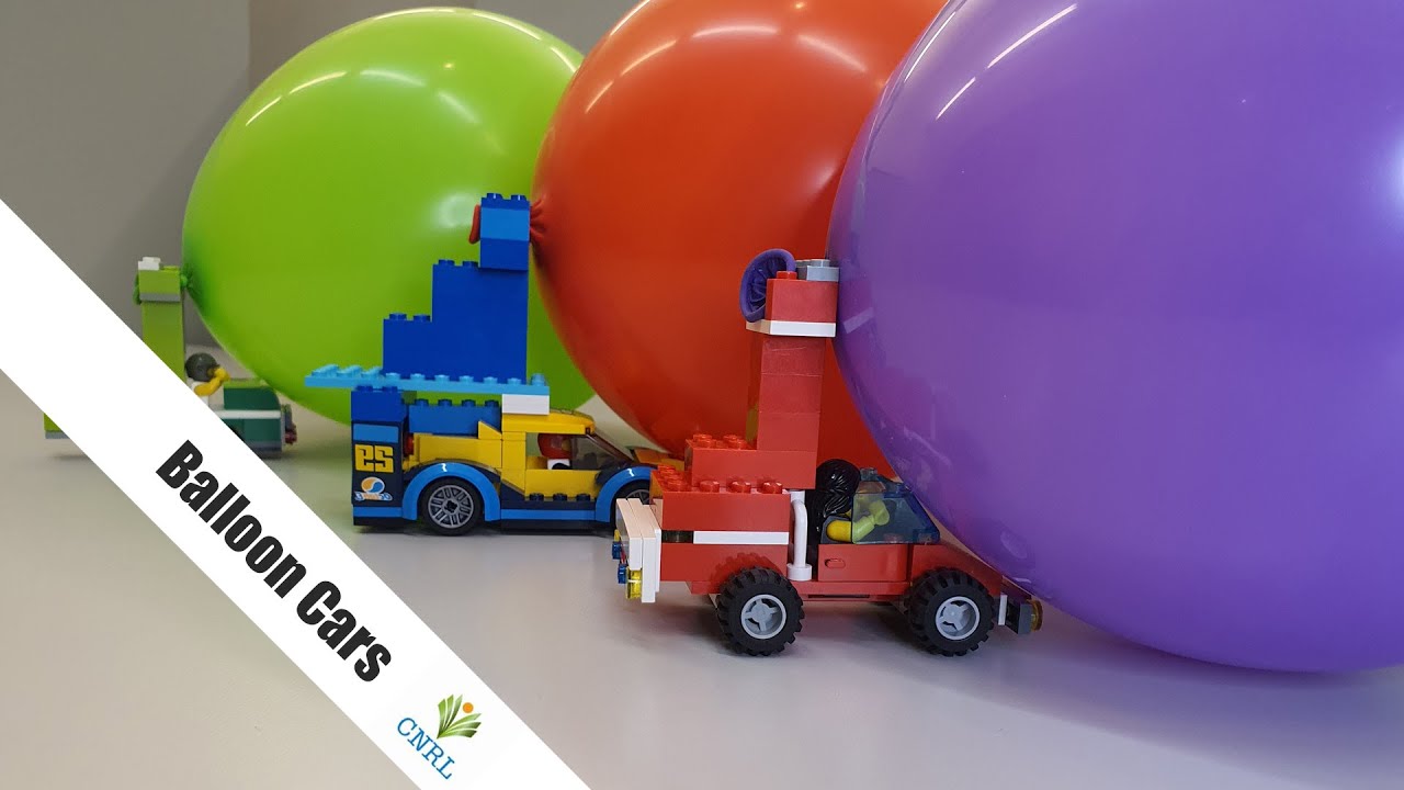 Balloon Powered Lego Cars